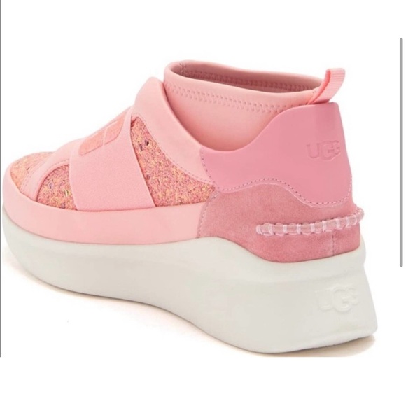 NIB Ugg Womens’s Neutra Chunky Glitter Sockliner Sneaker - Size 7 - Picture 2 of 5